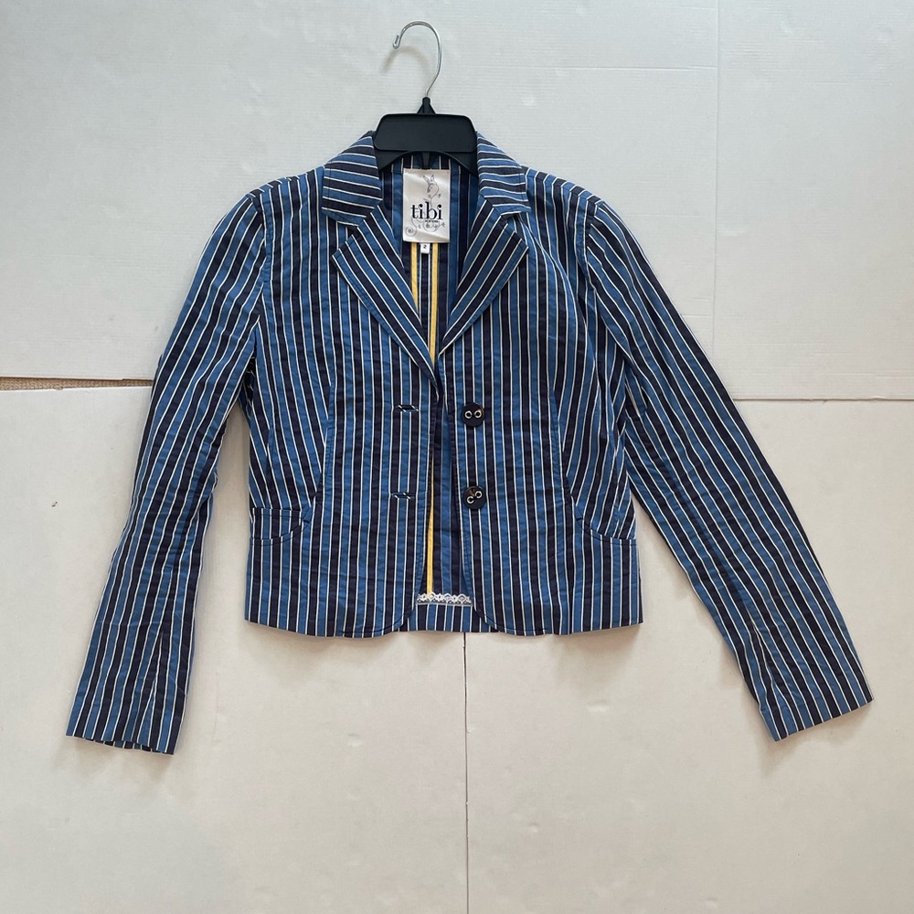 Tibi Striped Blazer, Size 2